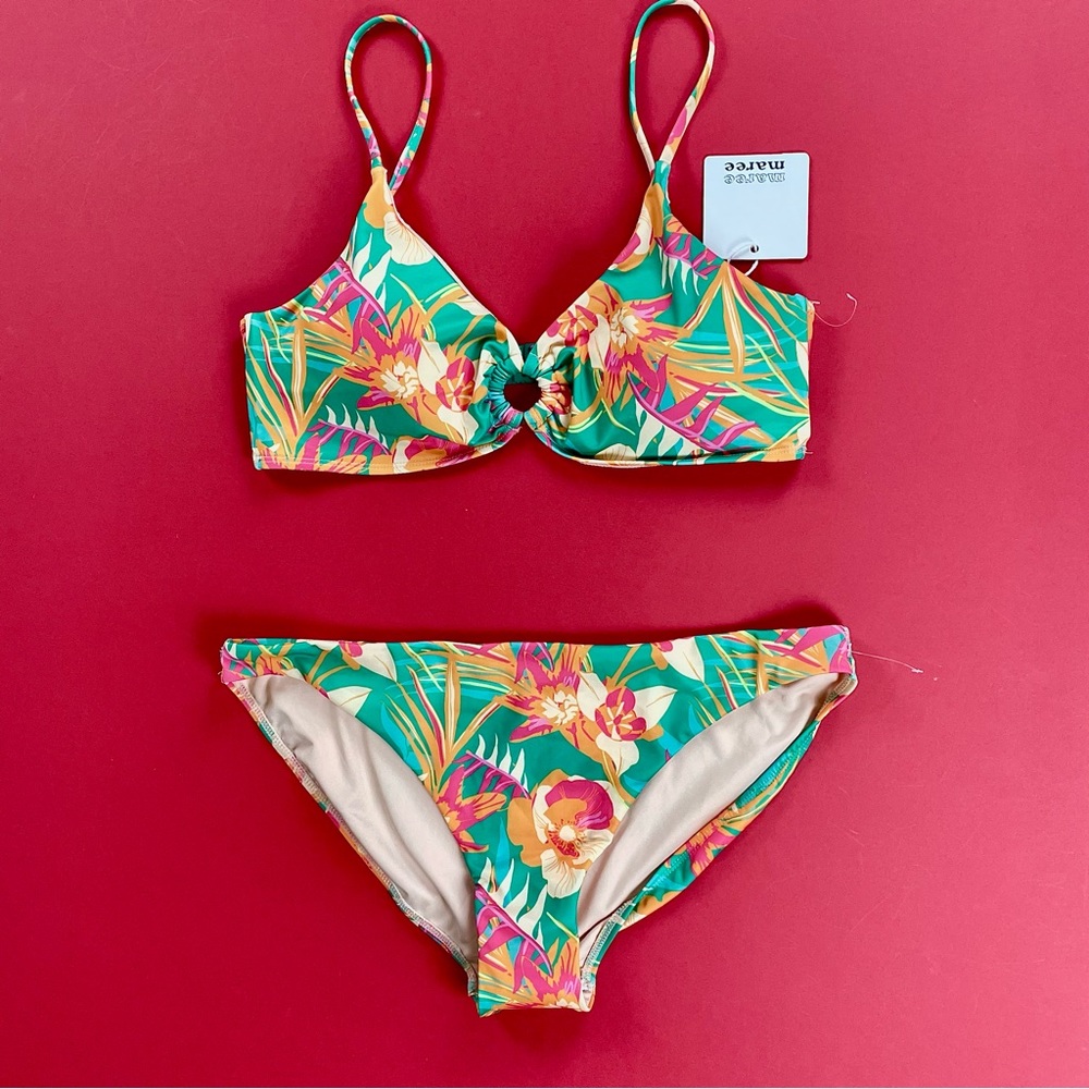 Maree Maree Bikini 2 Pc Tropical Size 10 NWT